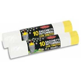 PETERPANPLAST SACCHI PATTUMIERA PROFUMATI CM. 54x63 TRASPARENTE