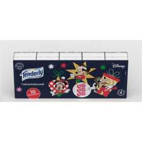 TENDERLY DISNEY NATALE FAZZOLETTI CARTA 4 VELI 10 PACCHETTI