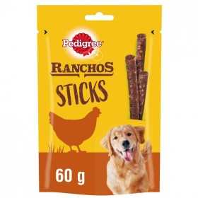 PEDIGREE CANE RANCHOS STICK POLLO 10x60G
