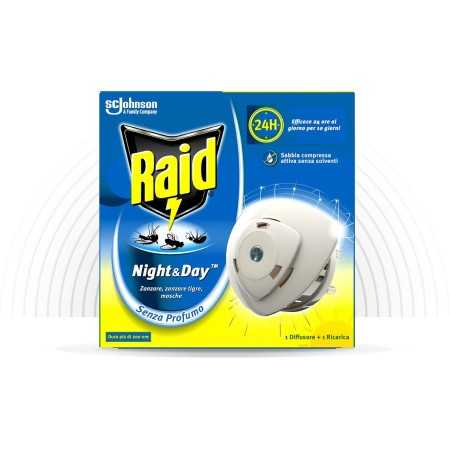 RAID NIGHT&DAY ZANZARE DIFFUSORE CON RICARICA