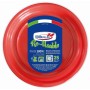 DOPLA RE-USABLE PIATTI ROSSO FONDI 25 PEZZI