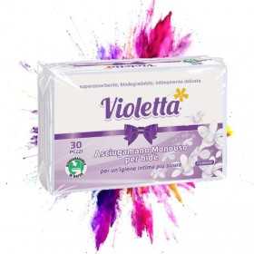 VIOLETTA ASCIUGAMANO MONOUSO PER BIDE' 30 PEZZI