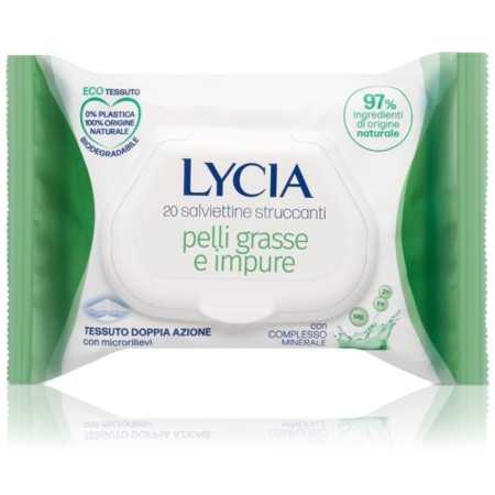 LYCIA SALVIETTINE STRUCCANTI PELLI GRASSE 20PZ