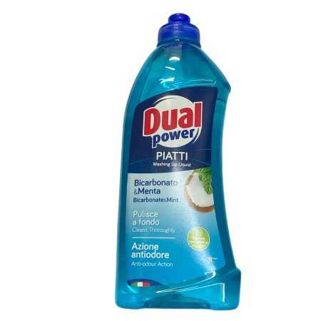 DUAL POWER DETERSIVO PIATTI BICARBONATO E MENTA NEW ml 1000