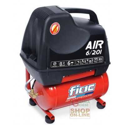 ELECTRIC COMPRESSOR FIAC AIR 6/201 PORTABLE COMPRESSED AIR WITH