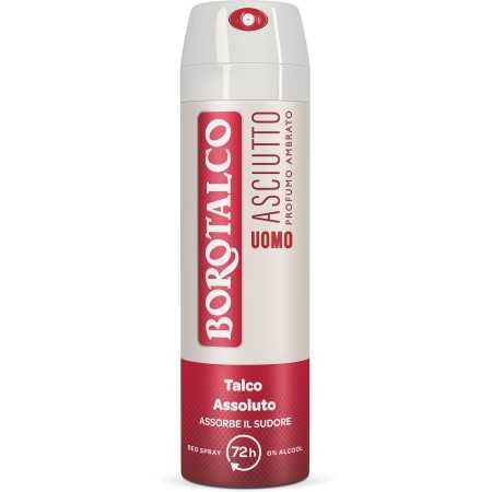 BOROTALCO DEODORANTE UOMO ASCIUTTO PROFUMO AMBRATO SPRAY 150ML