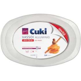 CUKI VASSOIO IN ALLUMINIO 8 PORZIONI 2 PEZZI