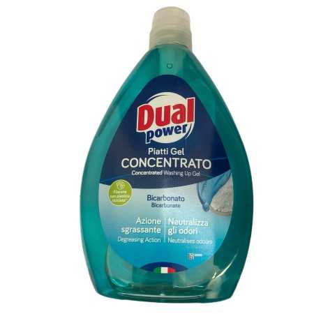 DUAL POWER PIATTI DETERGENTE GEL CONCENTRATO BICARBONATO