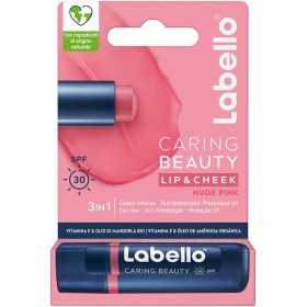 LABELLO CARING BEAUTY LIP&CHEEK SPF30 3IN1 NUDE PINK PER LA CURA DELLE LABBRA