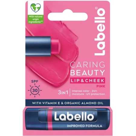 LABELLO CARING BEAUTY LIP&CHEEK SPF30 3IN1 PINK