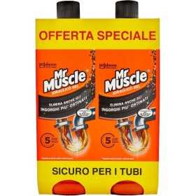 MR MUSCLE IDRAULICO DISGORGANTE GEL 2 PEZZI 1 LITRO + 1 LITRO