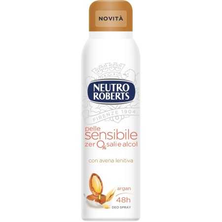 NEUTRO ROBERTS DEODORANTE SENSIBILE AVENA E ARGAN SPRAY 150ML