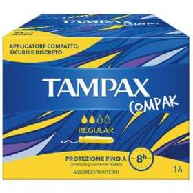 TAMPAX COMPAK 16 PCS REGULAR