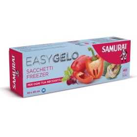 SAMURAI EASY GELO SACCHETTI FREEZER IN ROTOLO M 30X40CM 40 PEZZI