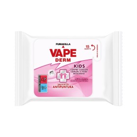 VAPE DERM SALVIETTINE ANTIPUNTURA KIDS 15 PEZZI