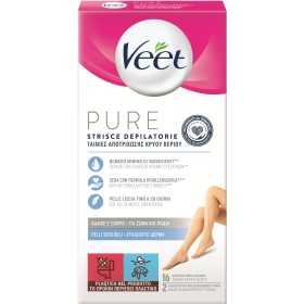 VEET PURE STRISCE DEPILATORIE GAMBE E CORPO 16 PEZZI
