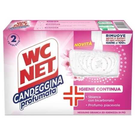 WC NET TAVOLETTE WC CANDEGGINA PROFUMATA 2 PEZZI