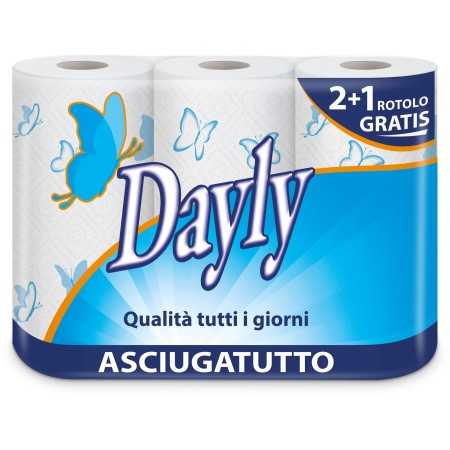 DAYLY CARTA ASCIUGATUTTO 2 VELI 2+1 ROTOLO GRATIS