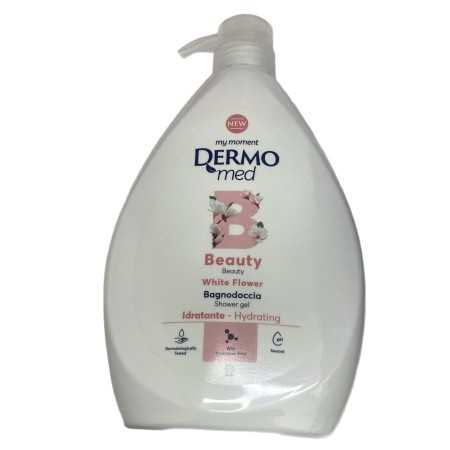 DERMOMED BAGNOSCHIUMA DOCCIA BEAUTY AI FIORI BIANCHI DISPENSER ml. 1000