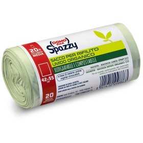 DOMOPAK SPAZZY SACCO PATTUMIERA BIODEGRADABILE 20L 20 PEZZI