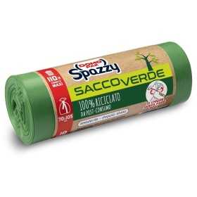 DOMOPAK SPAZZY SACCO PATTUMIERA VERDE 110L 10 PEZZI