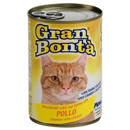 GRAN BONTA' BOCCONCINI PER GATTO GUSTO POLLO 400GR