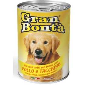 GRAN BONTA' BOCCONI PER CANE GUSTO POLLO/TACCHINO 400GR