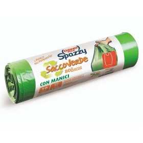 DOMOPAK SPAZZY SACCO VERDE PATTUMIERA CON MANINI LT. 110 PZ. 10