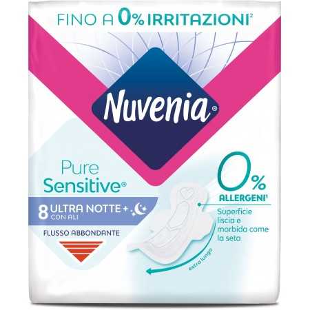 NUVENIA PURESENSITIVE ASSORBENTI ULTA NOTTE ALI 8 PEZZI