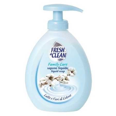 FRESH & CLEAN SAPONE LIQUIDO FIORI DI COTONE 300ML