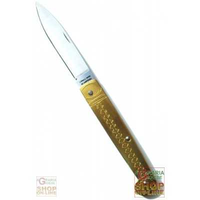 CONAZ SICILIAN KNIFE BRASS HANDLE cm. 16