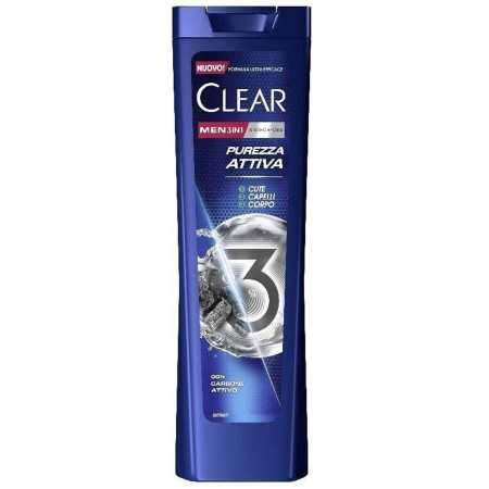 CLEAR MEN SHAMPOO PER CAPELLI PUREZZA ATTIVA 3 IN 1 225ML