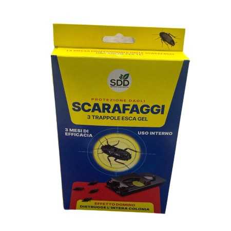 DOTTO TRAPPOLA ESCA IN GEL SCARAFAGGI 5 GRAMMI PZ. 3