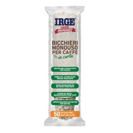IRGE BICCHIERINI DI CARTA PER CAFFE ML. 80 PZ. 50