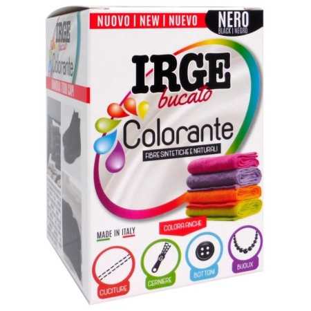 IRGE BUCATO COLORANTE PER TESSUTI PRONTO ALL'USO NERO 300 GR
