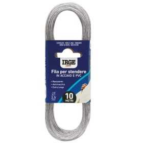 IRGE FILO STENDIBIANCHERIA RIVESTITO IN ACCIAIO MM. 2,5 MT. 10