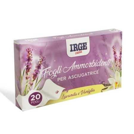 IRGE FOGLI PROFUMATI AMMORBIDENTI PER ASCIUGATRICE ALLA LAVANDA