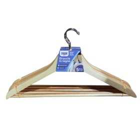 IRGE GRUCCIA OMETTI IN LEGNO PER VESTITI PZ. 5