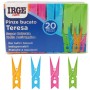 IRGE MOLLETTE PINZE PER BUCATO MODELLO TERESA PZ. 20 MULTICOLOR