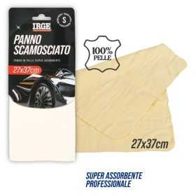 IRGE PANNO IN PELLE DI CAMOSCIO SUPER ASSORBENTE CM. 27x37