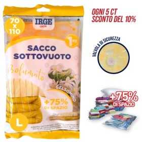 IRGE SACCO BUSTA SOTTOVUOTO PROFUMATO JASMINE CON VALVOLA DI