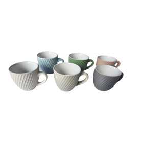 SET 6 TAZZE CAFFE 100 ML ONDE 5,5CM
