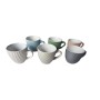 SET 6 TAZZE CAFFE 100 ML ONDE 5,5CM
