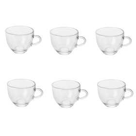 SET 6 TAZZINE IN VETRO PER CAFFE 85 ML