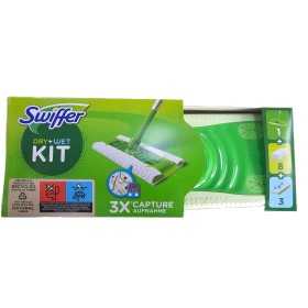 SWIFFER DRY STARTER KIT+8PANNI+3WET