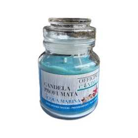 Candela profumata Acqua Marina con bicchiere cm. 7x10