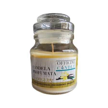 Candela profumata Vaniglia con bicchiere cm. 7x10