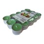 TEA-LIGHT CANDELE PROFUMATE MANDORLA E THE VERDE PZ. 30