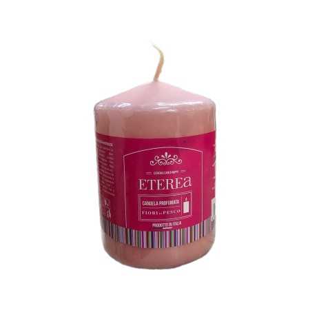 MOCCOLO IN ETHEREAL SCENTED WAX cm. 7x10 FIOR DI PESCO