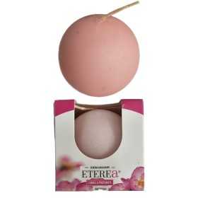 ETEREA CANDELA SFERA DI CERA PROFUMATA FIORI DI PESCO CM. 6